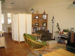 Living area, Park Cottages studio