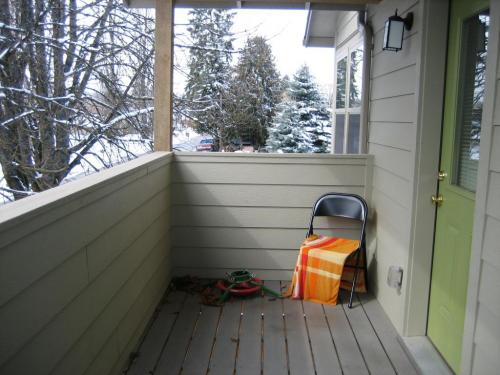 Studio shared front porch